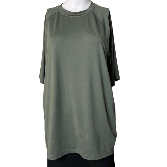 Glacier Performance Short Sleeve Athletic Shirt Green Size Medium - Picture 1 of 4